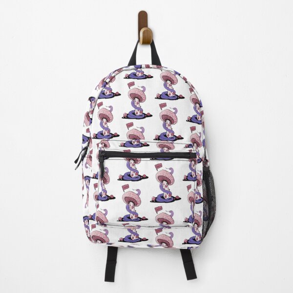 Item preview, Poisonous pink mushroom with bubbles and purple snake designed and sold by MalkyTea.