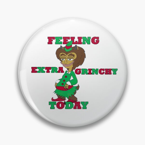 Item preview, BIG MOUTH Feeling Extra Grinchy Today | Maury Hormon Monster | Mix designed and sold by NanarodsDesign.