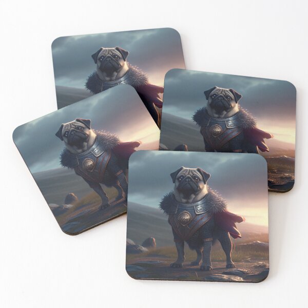 Item preview, Heroic Warrior: Pug designed and sold by ArmouredPaws.