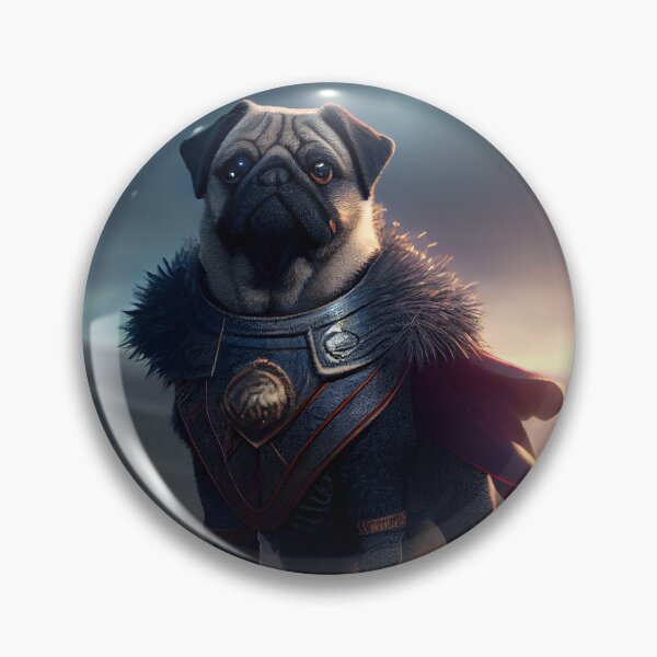 Item preview, Heroic Warrior: Pug designed and sold by ArmouredPaws.
