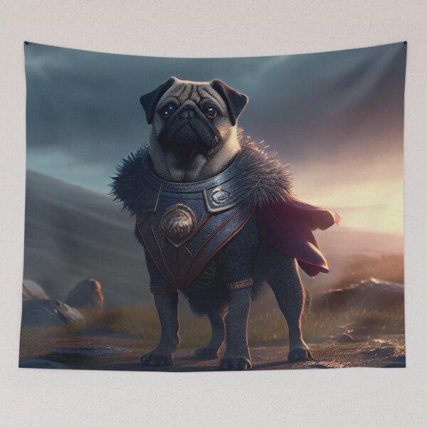 Item preview, Heroic Warrior: Pug designed and sold by ArmouredPaws.