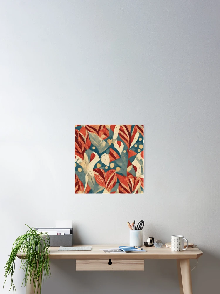 Thumbnail 2 of 3, Poster, Modern Abstract Pattern designed and sold by FireScreen.