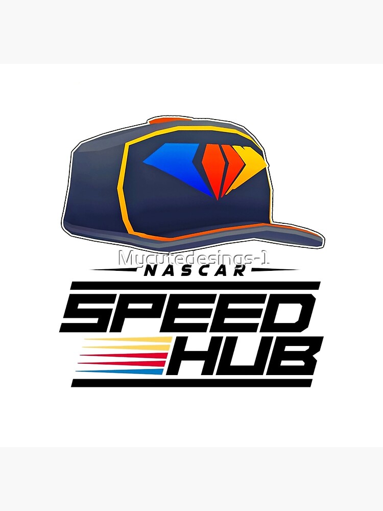 Logo NASCAR Speed ​​Hub. ROBLOX. 2023, NASCAR Roblox game. Gift Ideas Kids  T-Shirt for Sale by Mycutedesings-1