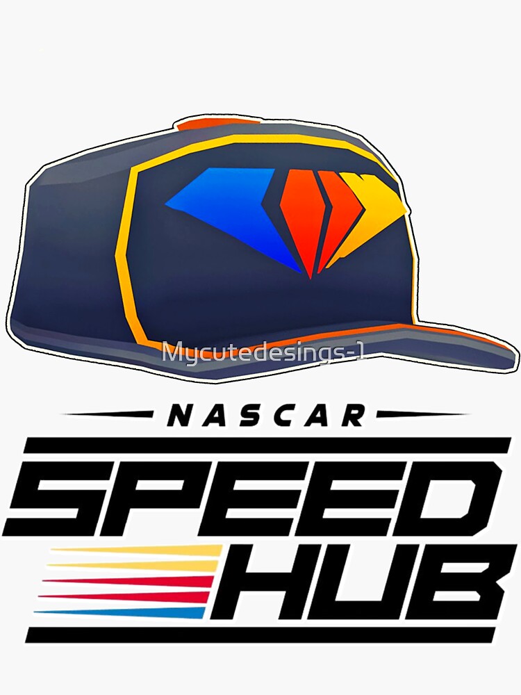 Logo NASCAR Speed ​​Hub. ROBLOX. 2023, NASCAR Roblox game. Gift Ideas  Sticker for Sale by Mycutedesings-1