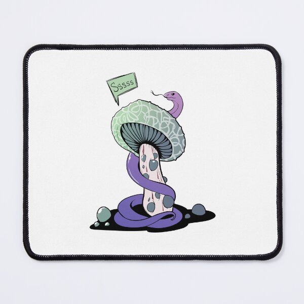 Item preview, Poisonous green mushroom with bubbles and purple snake designed and sold by MalkyTea.