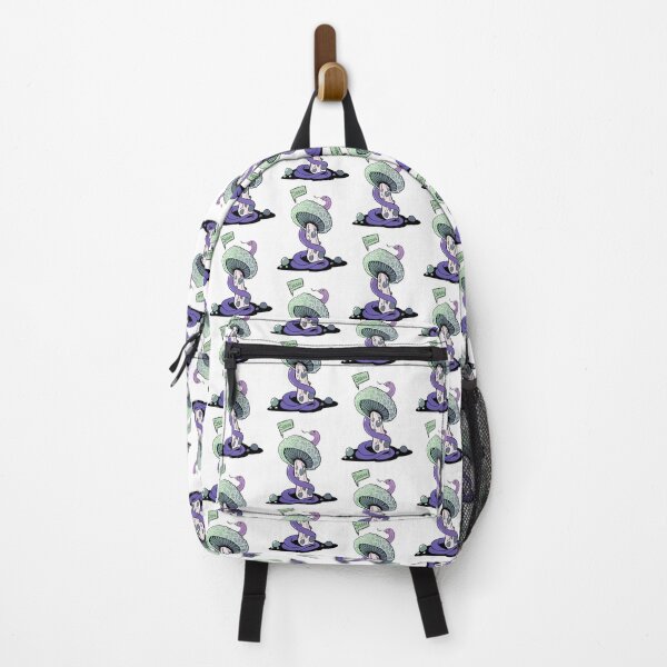 Item preview, Poisonous green mushroom with bubbles and purple snake designed and sold by MalkyTea.