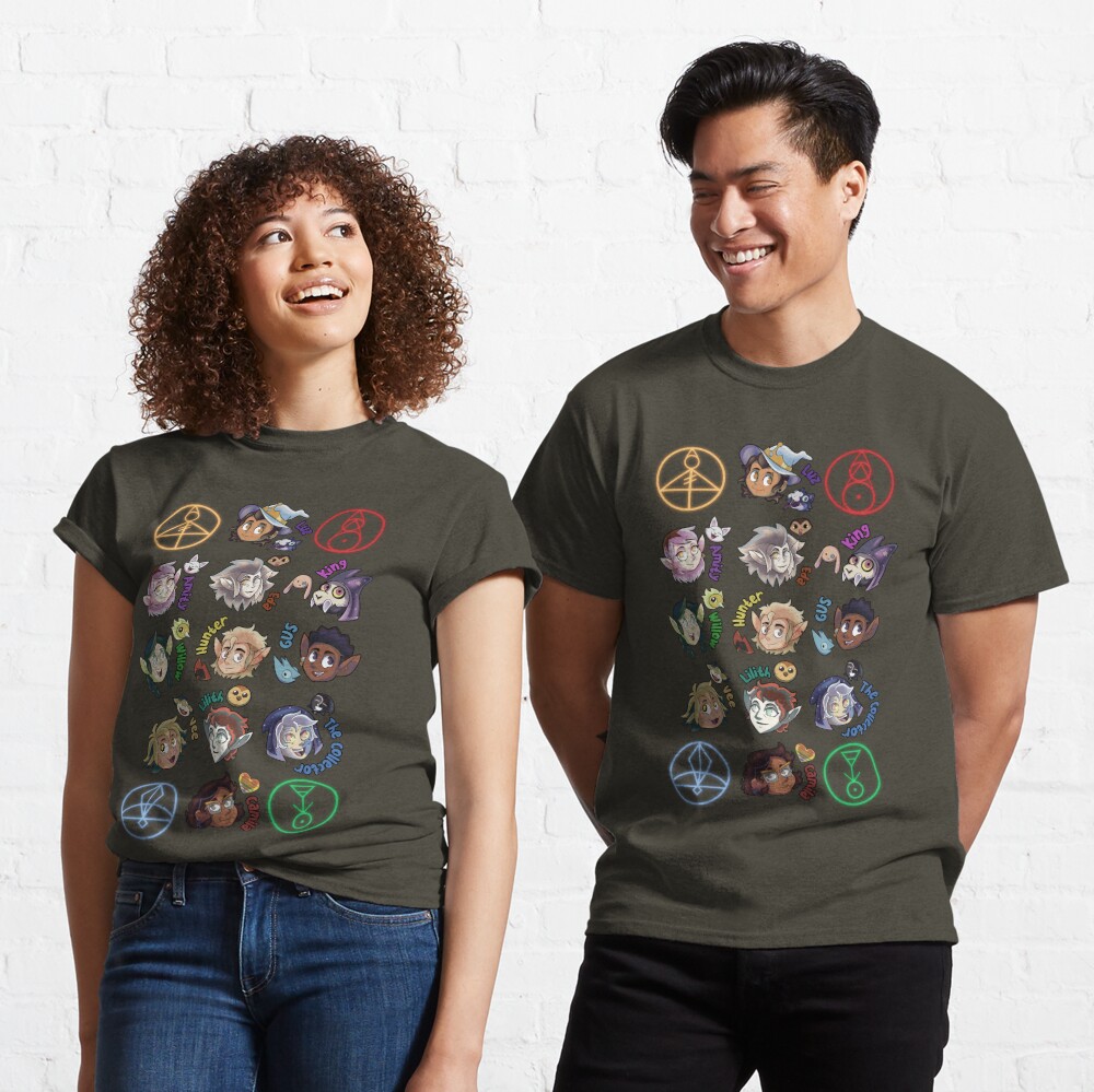 The Owl House Characters Kids T-Shirt by MasterBetaShop