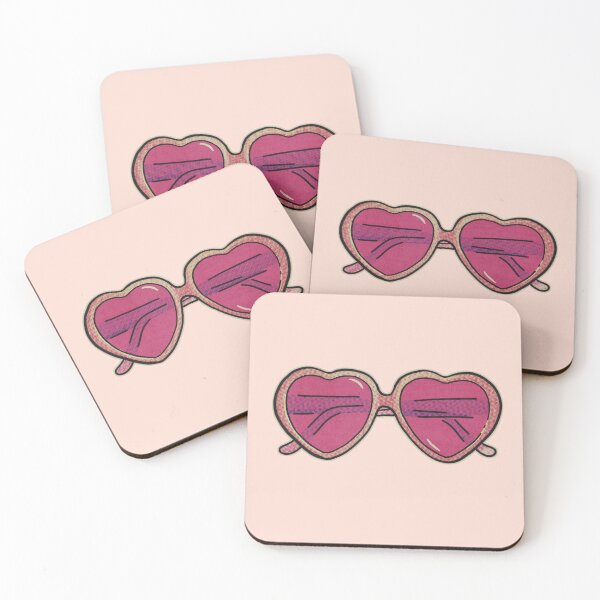 Item preview, Retro Heart Sunglasses designed and sold by coalbox.