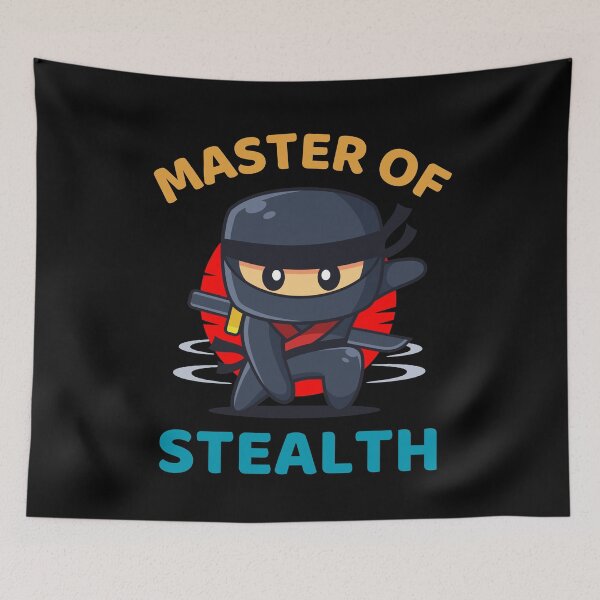 Item preview, Master the Stealth Game with Our Cute Ninja designed and sold by SimpliText.