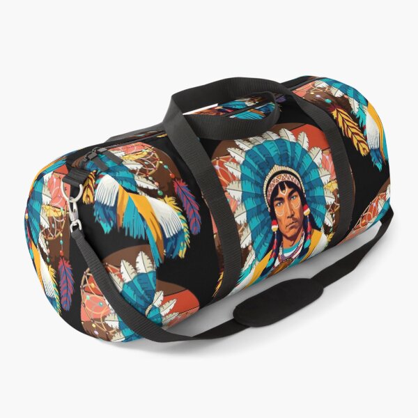 Item preview, Native American Chief Powerful Portrait designed and sold by BluedarkArt.