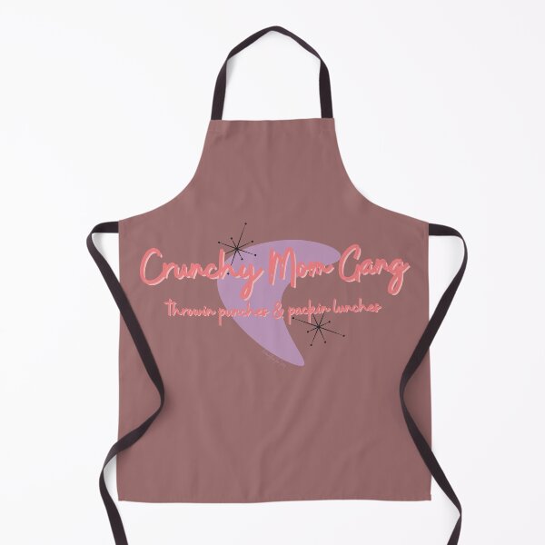 Item preview, Crunchy Mom Gang - throwin punches & packin lunches designed and sold by HooYooTeeTees.