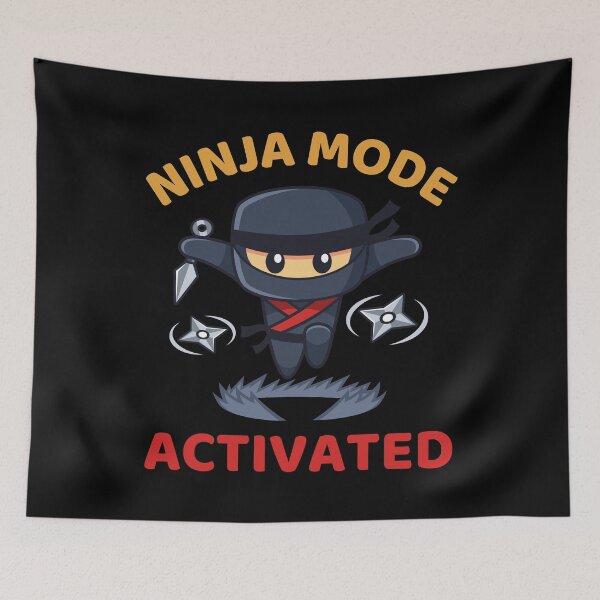 Item preview, Get Your Ninja On with our 'Ninja Mode Activated' designed and sold by SimpliText.