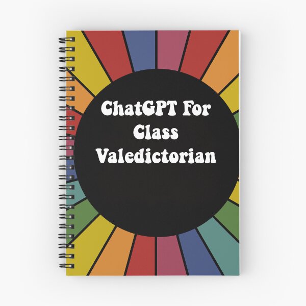Item preview, ChatGPT for Class Valedictorian - bright sarcastic sticker designed and sold by ScapegoatPrints.