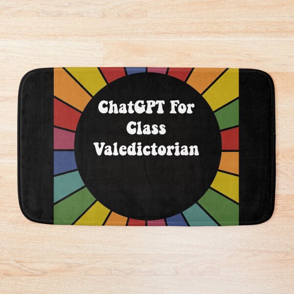 Item preview, ChatGPT for Class Valedictorian - bright sarcastic sticker designed and sold by ScapegoatPrints.