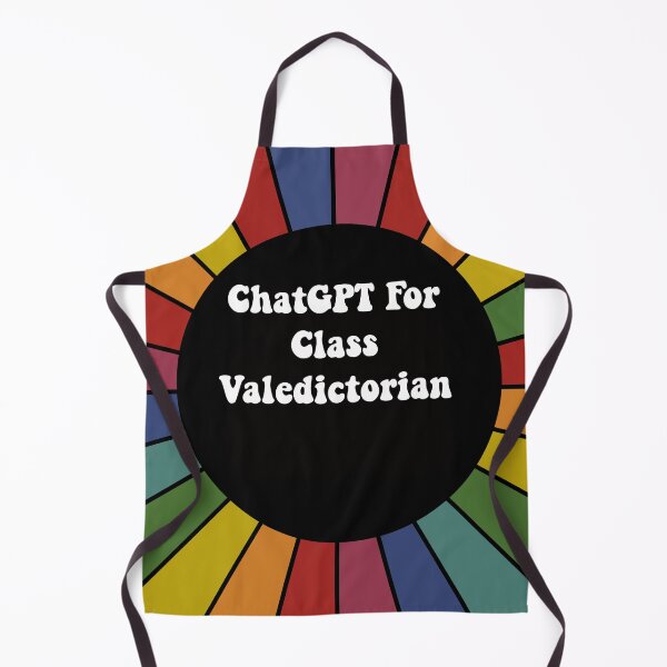 Item preview, ChatGPT for Class Valedictorian - bright sarcastic sticker designed and sold by ScapegoatPrints.