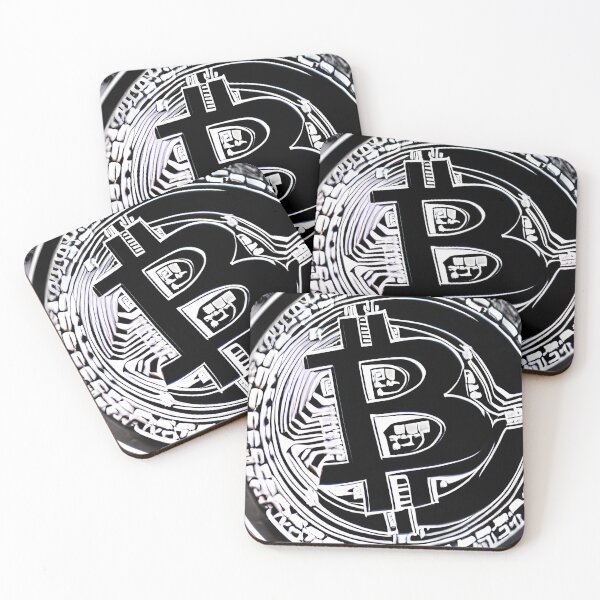 Item preview, Bitcoin in Black and White designed and sold by whatcryptodo.