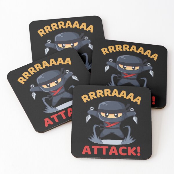 Item preview, Get Ready to Attack with Our Cute Ninja Rrrraaaa designed and sold by SimpliText.