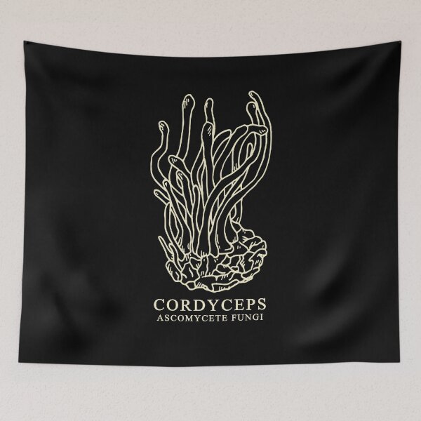 Item preview, Cordyceps Ascomycete Fungi designed and sold by ValentinaHramov.