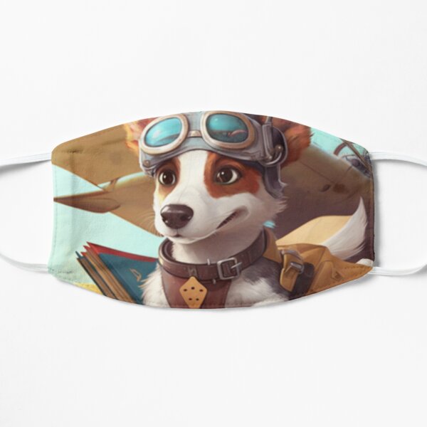 cute dog Flat Mask