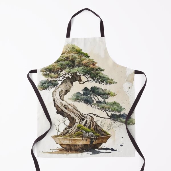 Item preview, bonsai tree watercolor designed and sold by shokA Design.