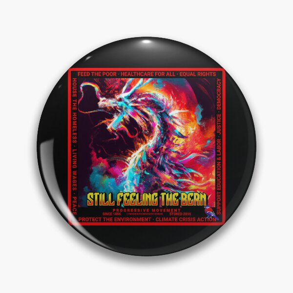 Item preview, PMD00607 Progressive Movement Designs Dragon shows you are still feeling the Bern and support progressive policy goals for progressive Democrats and Independents and Bernie Sanders supporters designed and sold by ProgressiveLeft.