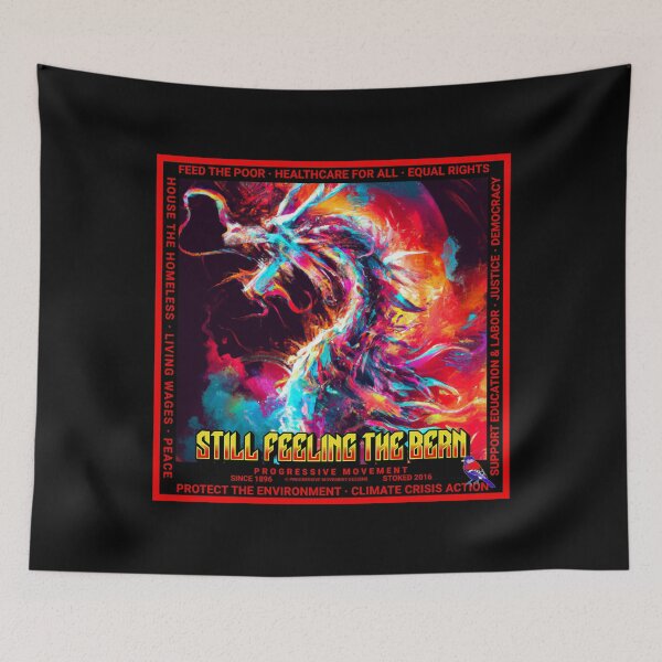 Item preview, PMD00607 Progressive Movement Designs Dragon shows you are still feeling the Bern and support progressive policy goals for progressive Democrats and Independents and Bernie Sanders supporters designed and sold by ProgressiveLeft.