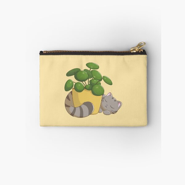 Item preview, Cat With Pilea designed and sold by Meowrye.