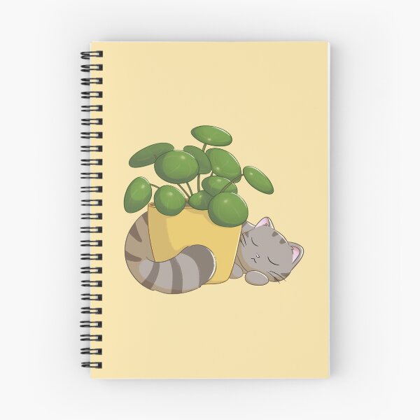 Item preview, Cat With Pilea designed and sold by Meowrye.