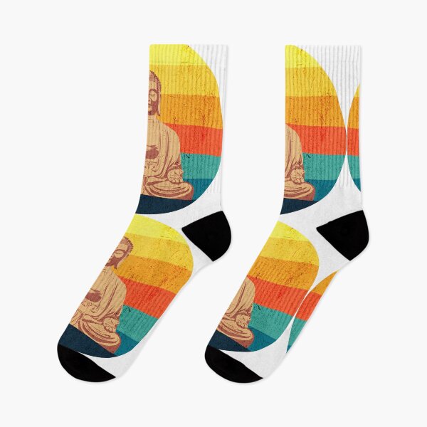 Item preview, Big Buddha Happy Buddha Vintage Retro Sunrise designed and sold by zptees.