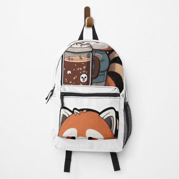 Item preview, Kawaii Red Panda Coffee Addict Cute and Cuddly Redpanda Art designed and sold by MCreativeStore.