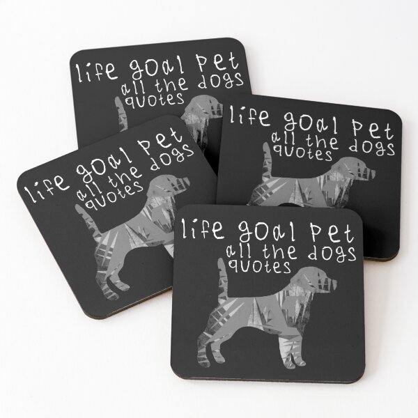 Item preview, Life goal pet all the dogs quotes designed and sold by kinpirks.