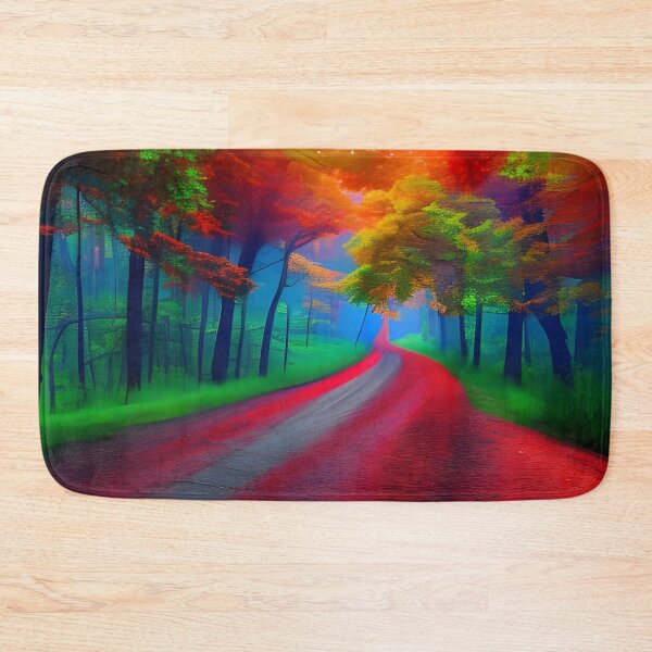 Item preview, Road in a colorful forest designed and sold by brandway.
