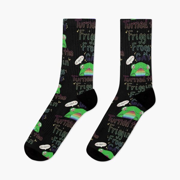 Item preview, Turned the Friggen Frogs GAY designed and sold by ZombieCheshire.