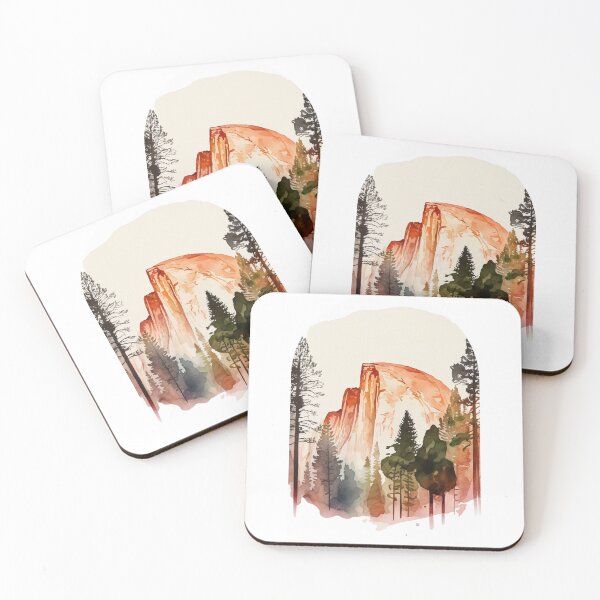 Artikelvorschau, Yosemite National Park Boho Watercolor Arch entworfen und verkauft von PikoApparel.