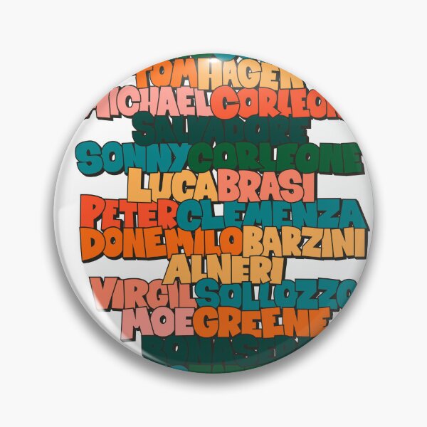 Item preview, The Godfather: Tribute to the Main Actors of the Classic designed and sold by Boogosh.