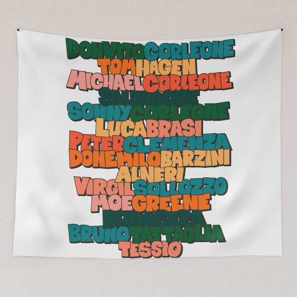 Item preview, The Godfather: Tribute to the Main Actors of the Classic designed and sold by Boogosh.