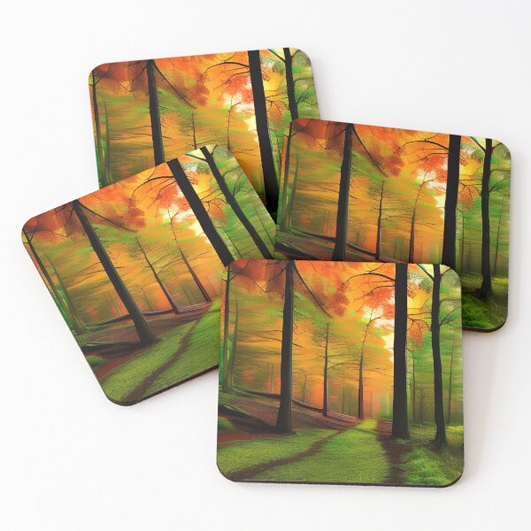 Item preview, Yellow trees in the forest designed and sold by brandway.