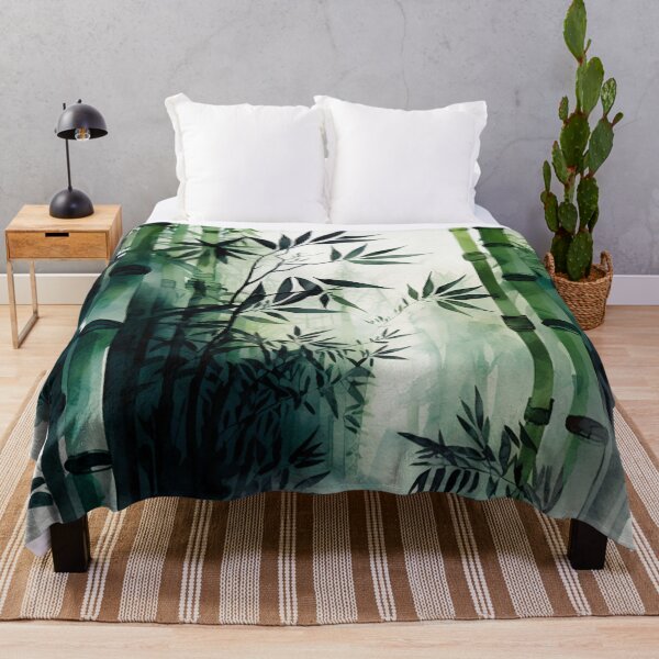 Item preview, bamboo forest watercolor designed and sold by shokA Design.