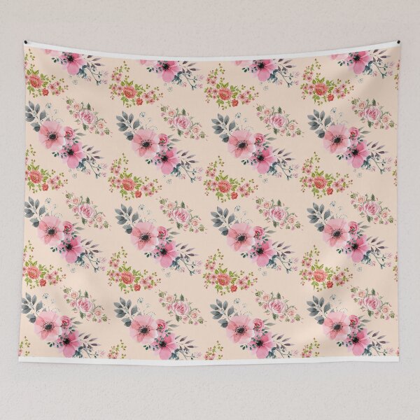 Item preview, Pink flowers, pink petaled flower designed and sold by tchmox.