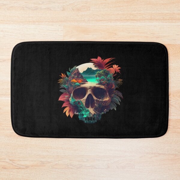 Item preview, Tropical Island Skull  designed and sold by FiveIntentions.