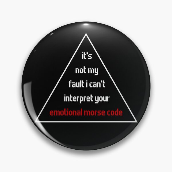 Item preview, emotional morse code designed and sold by BluenoseArt.