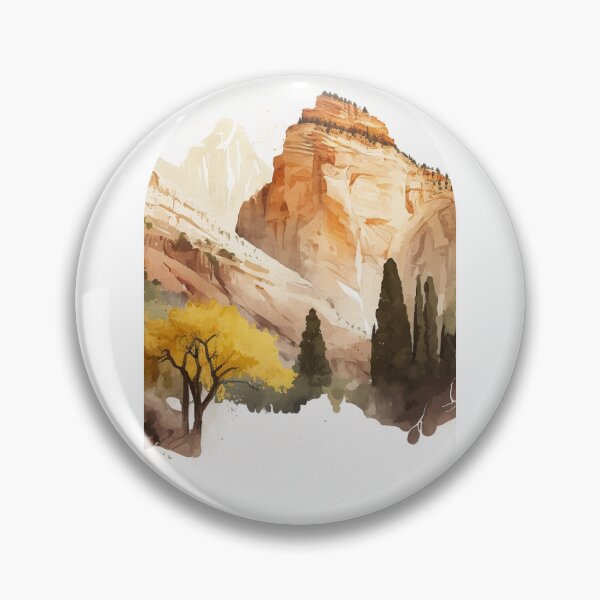 Artikelvorschau, Zion National Park Boho Watercolor Arch entworfen und verkauft von PikoApparel.