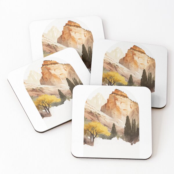 Item preview, Zion National Park Boho Watercolor Arch designed and sold by PikoApparel.