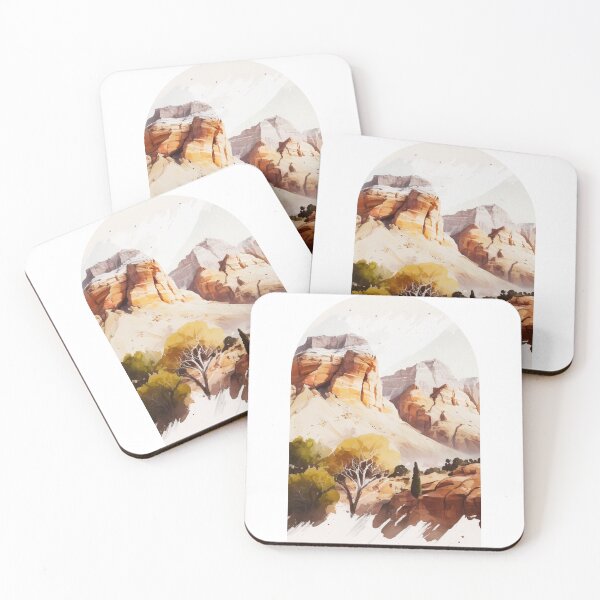 Item preview, Zion National Park Boho Watercolor Arch designed and sold by PikoApparel.
