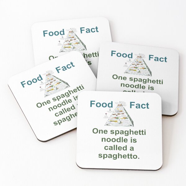 Artikelvorschau, One Spaghetti Noodle Is Called - Food Fact entworfen und verkauft von CrankyOldDude.