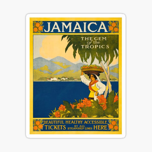 Artikel-Vorschau von Vintage Reiseplakat - Jamaika, das Juwel der Tropen - Thomas Cook - 1910, designt und verkauft von Gin  Neko.