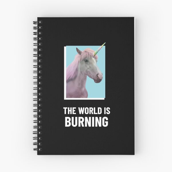 Item preview, The World is Burning - Nihilism for Nihilist Design designed and sold by Shirtlify.