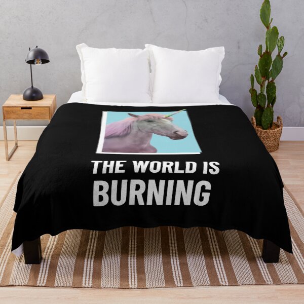 Item preview, The World is Burning - Nihilism for Nihilist Design designed and sold by Shirtlify.