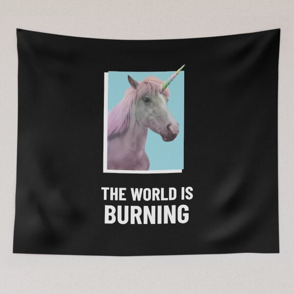 Item preview, The World is Burning - Nihilism for Nihilist Design designed and sold by Shirtlify.