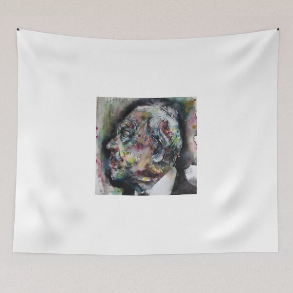 Item preview, BORGES - watercolor portrait .6 designed and sold by lautir.